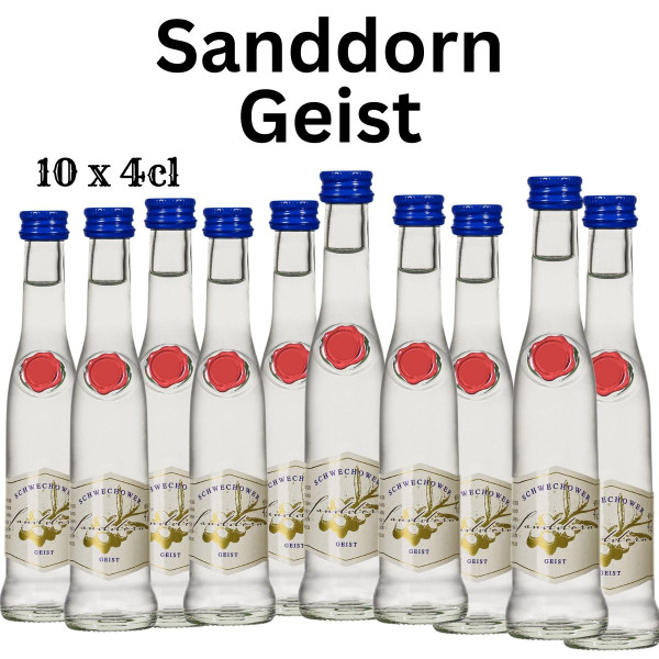 10 x Obstgeist Sanddorn 4cl (40%Vol)