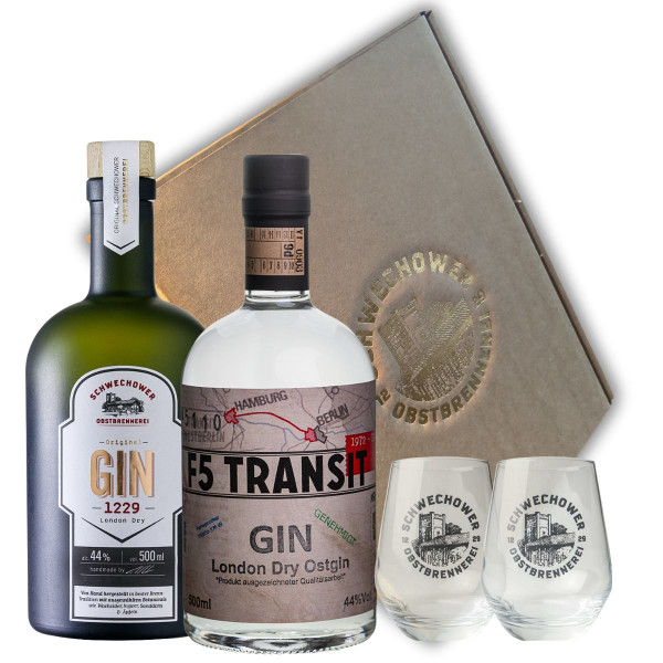 Gin-Geschenk No.3 mit 2 Gläsern