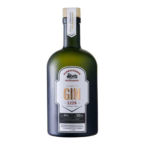 Original GIN 1229 0.5l (44%Vol.) London Dry Gin - Handmade in Mecklenburg