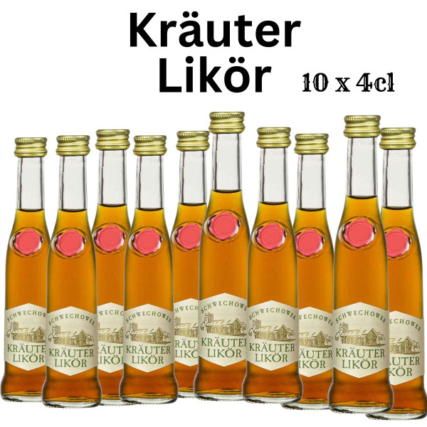 10 x Kräuterlikör 4cl (38%Vol)