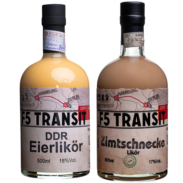 DDR Eierlikör &amp; Zimtschnecke Likör (Spar-Set) - F5 Transit