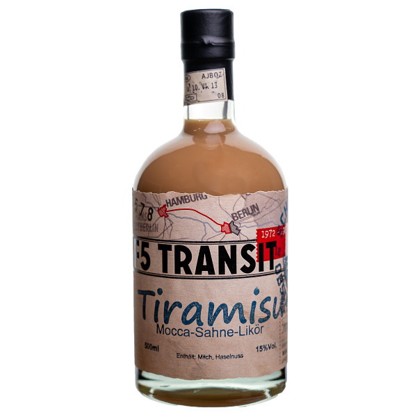 Tiramisu Likör 0.5l (16%Vol) No. 5579 - Mocca-Sahne-Likör - F5 Transit