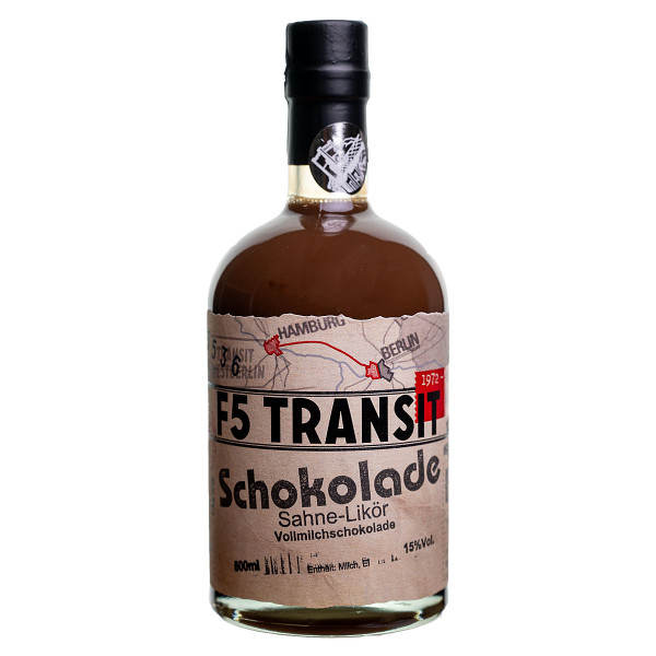 Schokolade Likör 0.5l (15%Vol) No. 5536 - F5 Transit (BRD-DDR)