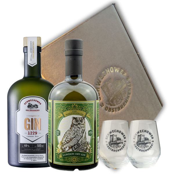 Gin-Geschenk No.1 mit 2 Gläsern