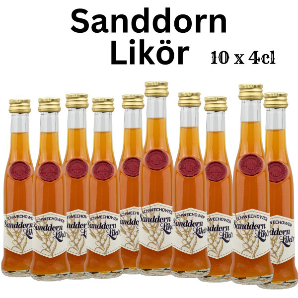 10 x Likör Sanddorn 4cl (17%Vol)